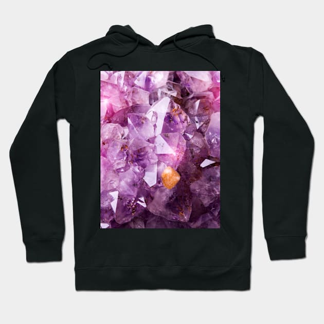 Purple Amethyst Crystal Hoodie by NewburyBoutique